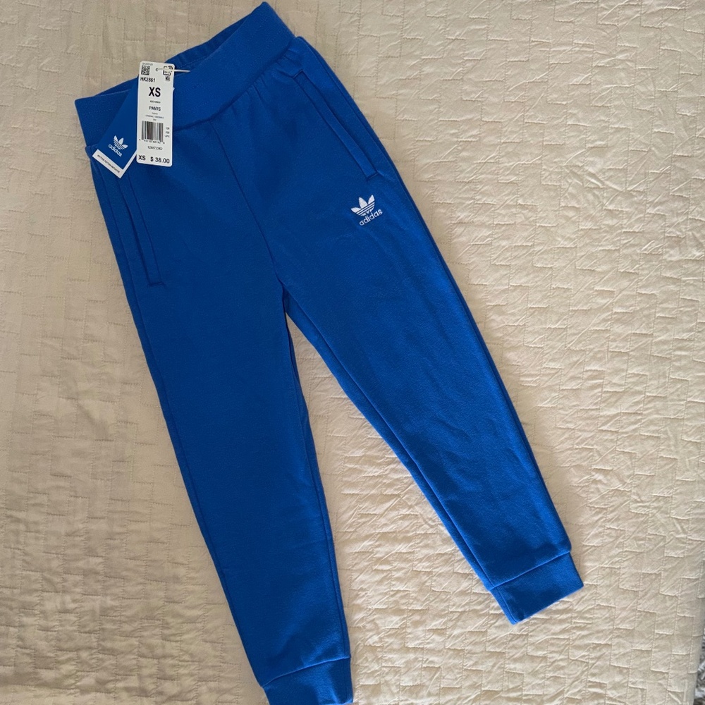 NEW Kids Adidas Originals Sweat Pants FIREBIRD XS
